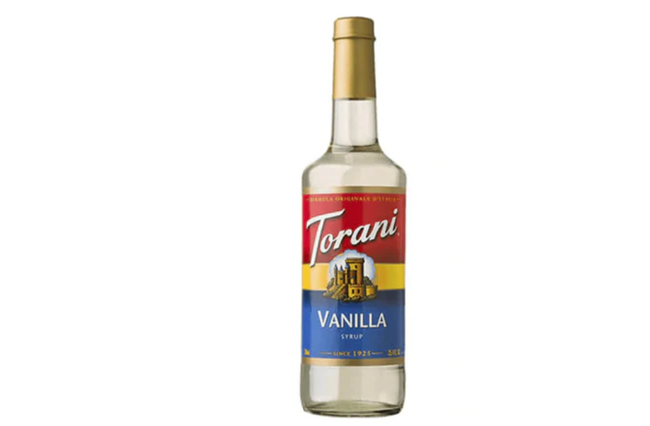 Torani Vanilla Syrup - 4 Bottles (750 mL)