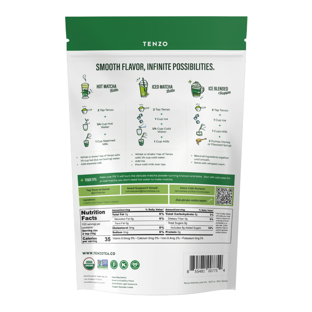 Tenzo Matcha Latte Mix
