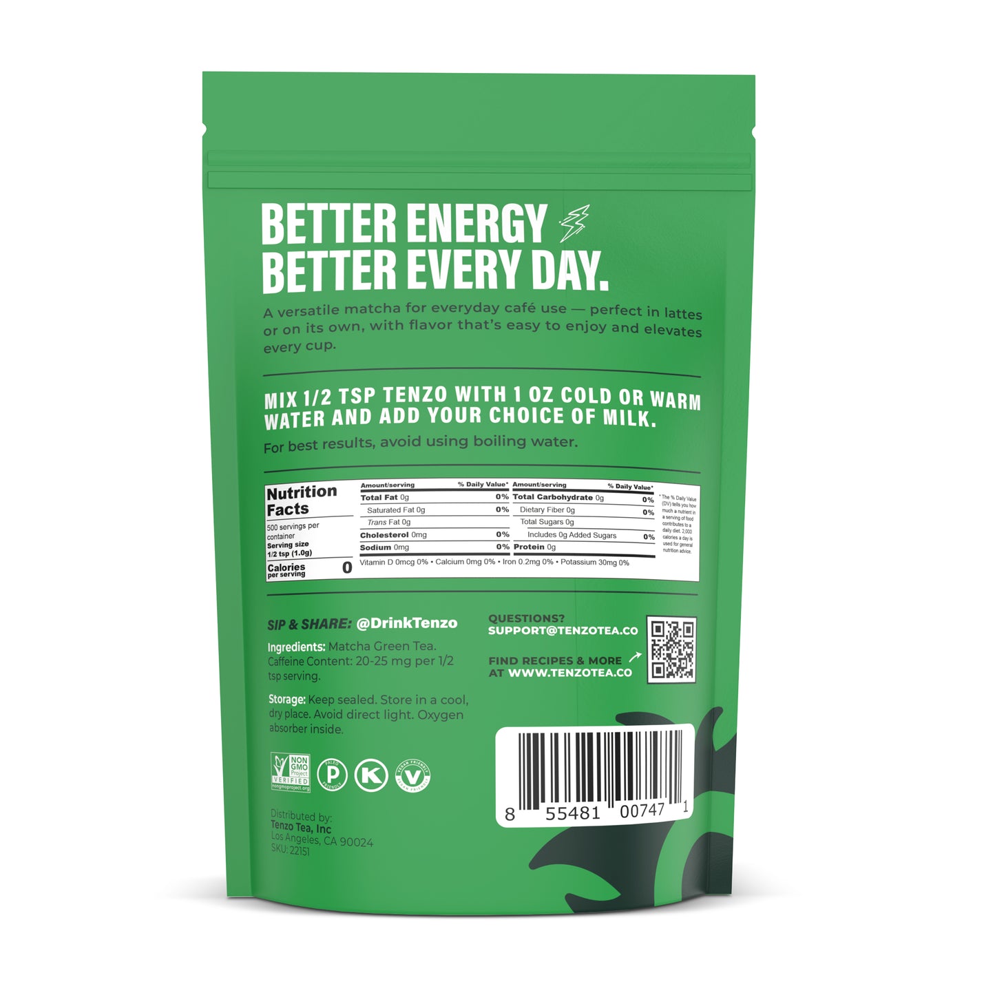 Tenzo Matcha - Premium Blend