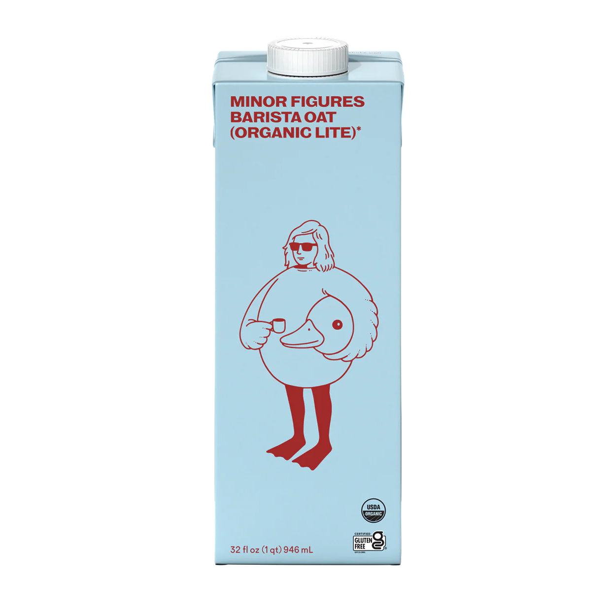 Minor Figures Organic Lite Barista Oat Milk 6-Pack 32 Oz