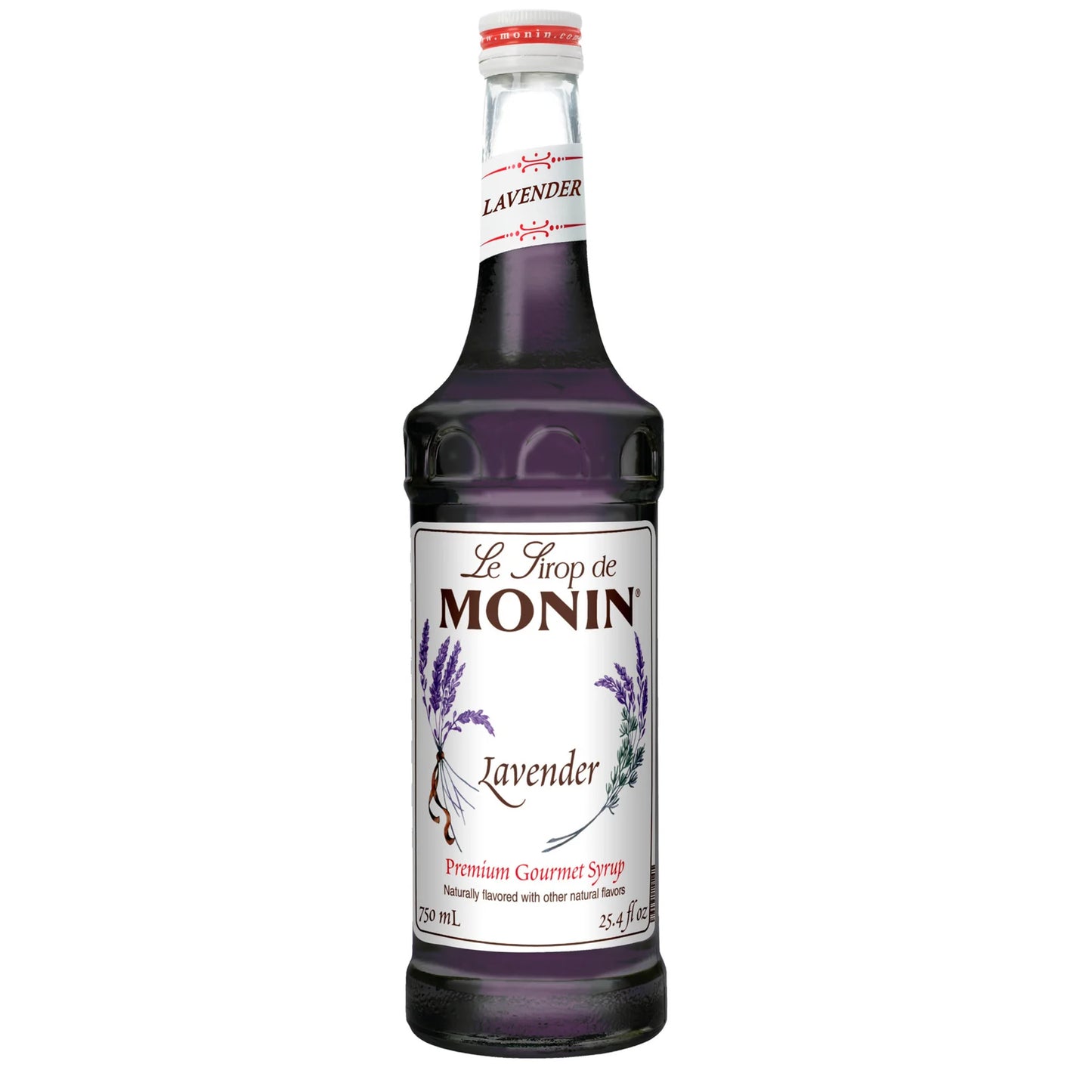 Monin Lavender Syrup - 1 L, 4 Pack