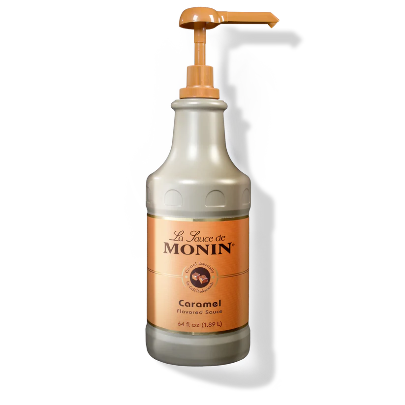 Monin Caramel Sauce - 64 Oz, 4 Pack