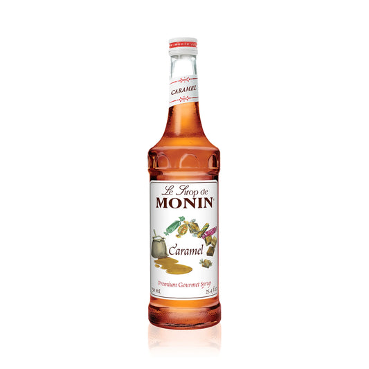 Monin Caramel Syrup - Case of 6 Bottles (750 mL)