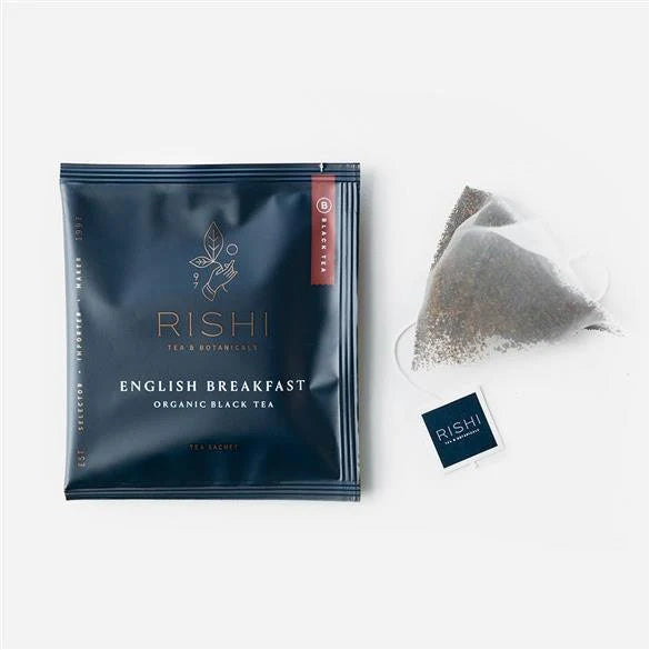 Rishi Organic English Breakfast Tea - 50 Ct Tea Sachets