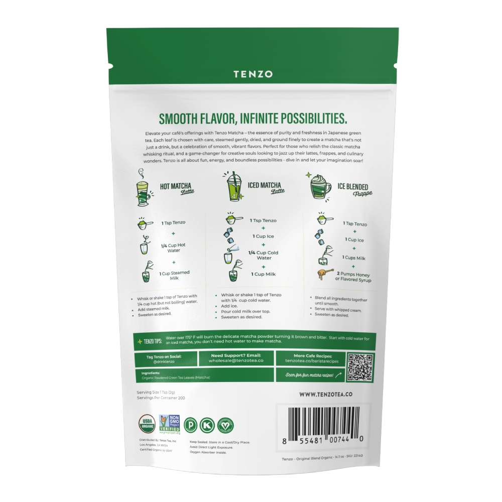 Tenzo Organic Matcha - 400g