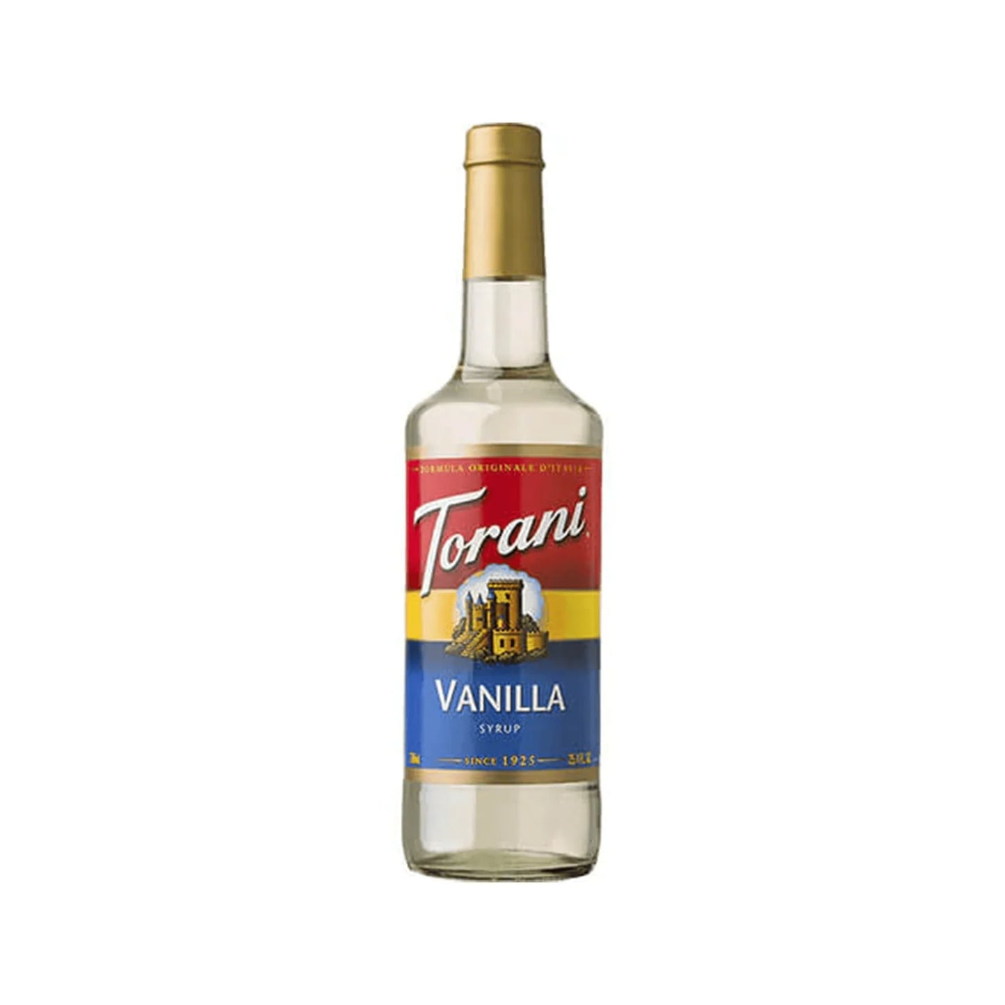 Torani Vanilla Syrup - Case of 4 Bottles (750 mL)