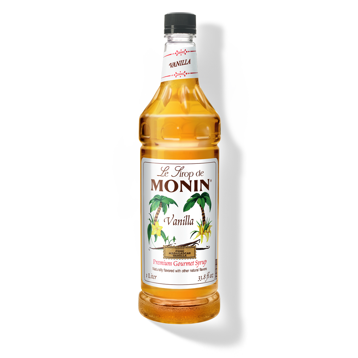 Monin Vanilla Syrup 1 liter plastic bottle
